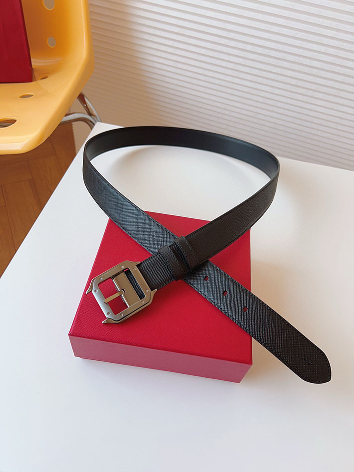 カルティエ レザーベルト 店舗 CARTIER メンズ 35mm リバーシブルレザーベルト タンクベルト ロゴバックル 2702109 カルティエ ベルト アウトレット - 画像 (3)