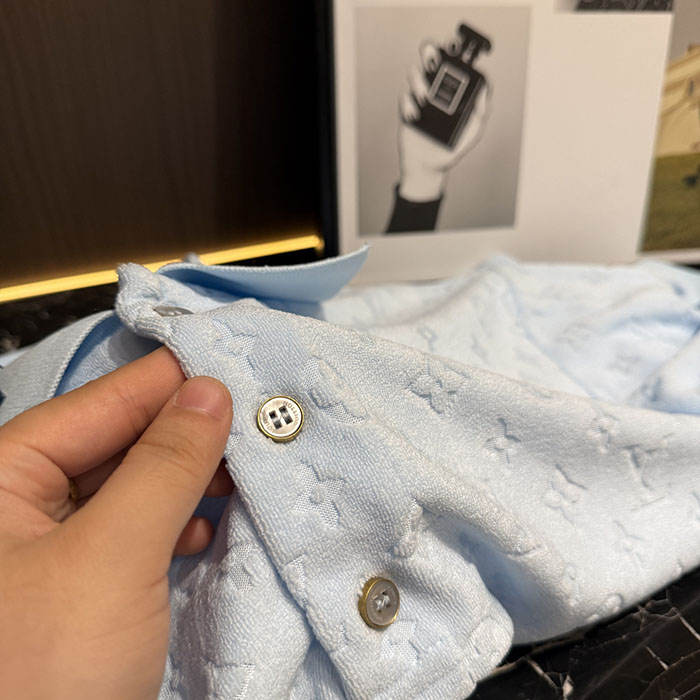 ルイヴィトン服コピー 人気店 Louis Vuitton 26SS メンズ新作 26S 春夏用カジュアル半袖ニットポロシャツ(綿100%) JP4649(1090) ルイヴィトン ポロシャツ メンズ - 画像 (5)