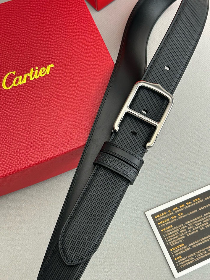 カルティエ レザーベルト 店舗 CARTIER 35mm サントス・ドゥ・カルティエ リバーシブル ベルト バックル 2702112 カルティエ ベルト 店舗 - 画像 (5)