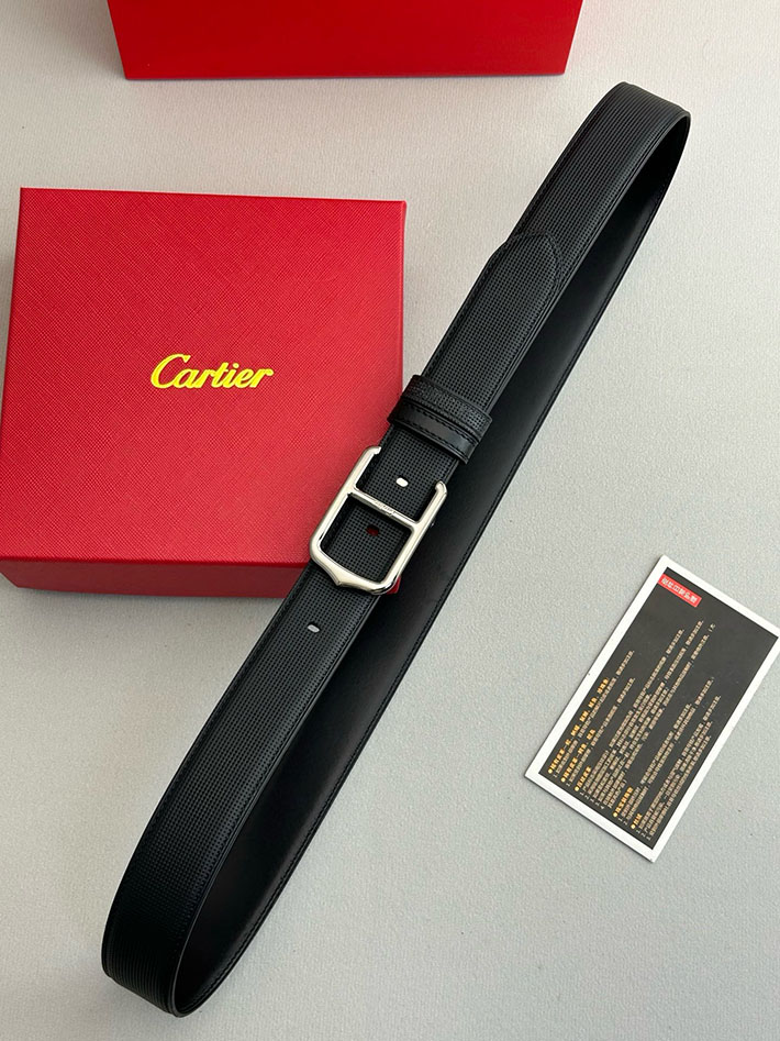 カルティエ レザーベルト 店舗 CARTIER 35mm サントス・ドゥ・カルティエ リバーシブル ベルト バックル 2702112 カルティエ ベルト 店舗 - 画像 (4)
