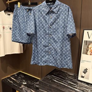 メンズ シャツ 短パン セットアップ
