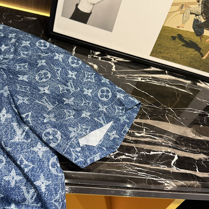 ルイヴィトン服コピー 人気店 Louis Vuitton メンズ カジュアル 半袖襟付きシャツ&ショートパンツセット(26SS新作) JP4649(1138) メンズ シャツ 短パン セットアップ - 画像 (12)