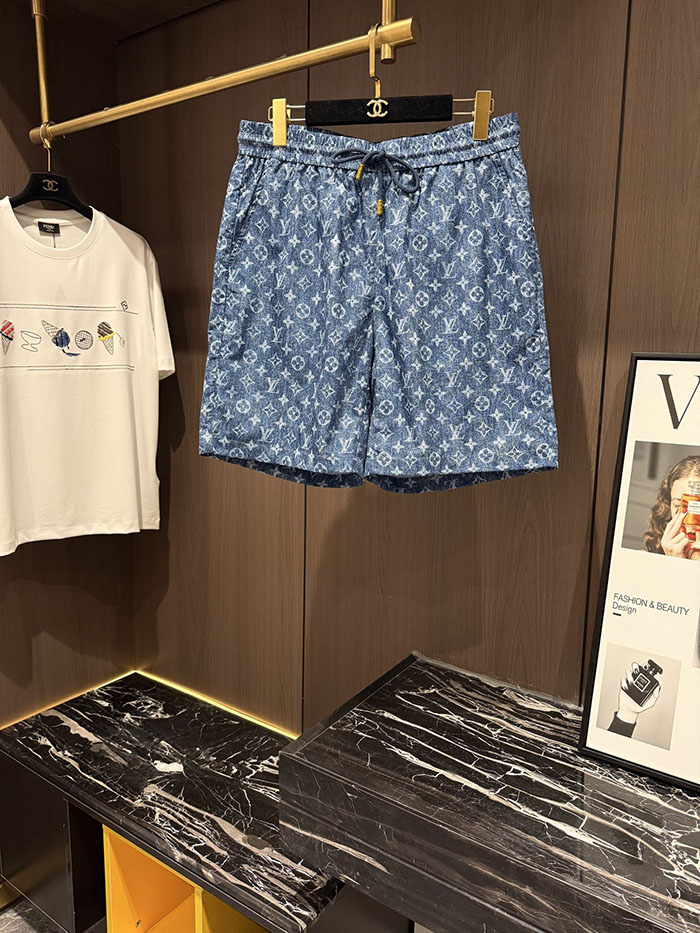 ルイヴィトン服コピー 人気店 Louis Vuitton メンズ カジュアル 半袖襟付きシャツ&ショートパンツセット(26SS新作) JP4649(1138) メンズ シャツ 短パン セットアップ - 画像 (10)