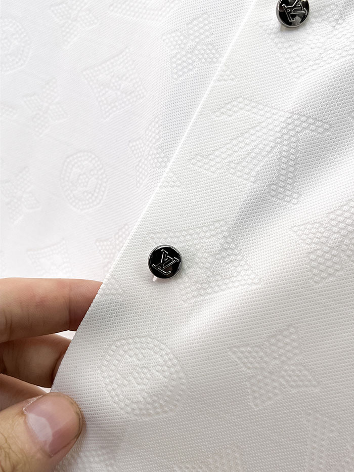 ルイヴィトン服コピー 人気店 Louis Vuitton 上質な襟付きビジネスカジュアルシャツルビジネスシャツ/優れた弾力性 JP4649(1139) ルイヴィトン シャツ 白 - 画像 (7)