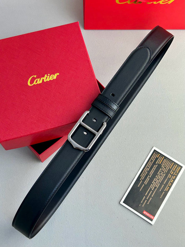 カルティエ レザーベルト 店舗 CARTIER 35mm サントス・ドゥ・カルティエ リバーシブル ベルト バックル 2702115 カルティエ ベルト リバーシブル - 画像 (6)