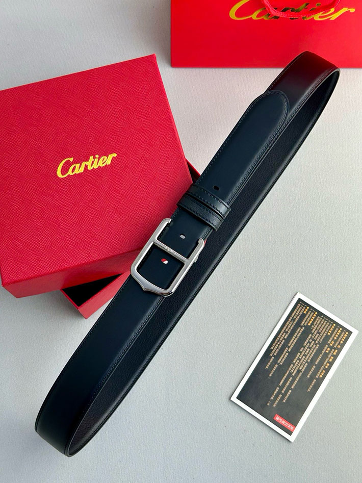 カルティエ レザーベルト 店舗 CARTIER 35mm サントス・ドゥ・カルティエ リバーシブル ベルト バックル 2702115 カルティエ ベルト リバーシブル - 画像 (5)