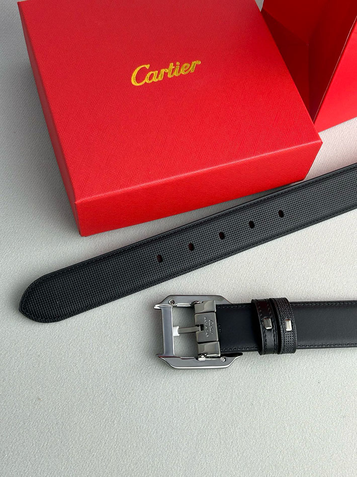 カルティエ レザーベルト 店舗 CARTIER メンズレザーベルト リバーシブル カーフレザー サントスドゥカルティエ 2702121 カルティエ ベルト セール - 画像 (7)