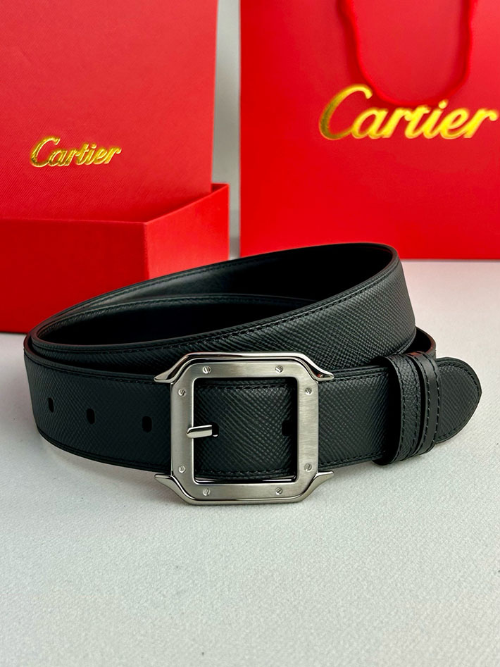 カルティエ レザーベルト 店舗 CARTIER メンズレザーベルト リバーシブル カーフレザー サントスドゥカルティエ 2702124 カルティエ ベルト メンズ - 画像 (9)