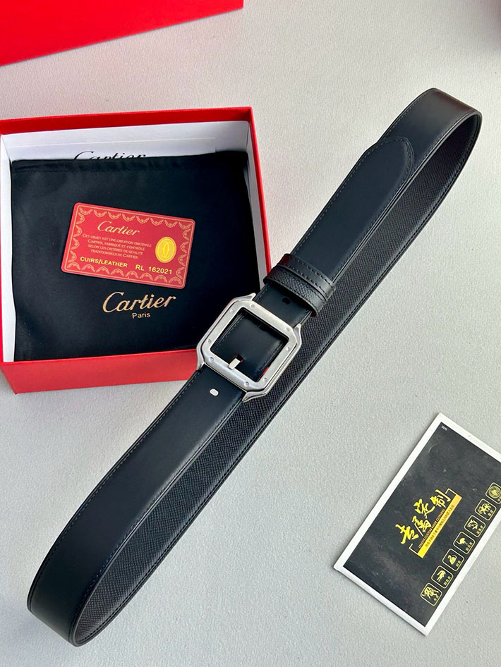 カルティエ レザーベルト 店舗 CARTIER メンズレザーベルト リバーシブル カーフレザー サントスドゥカルティエ 2702124 カルティエ ベルト メンズ - 画像 (4)