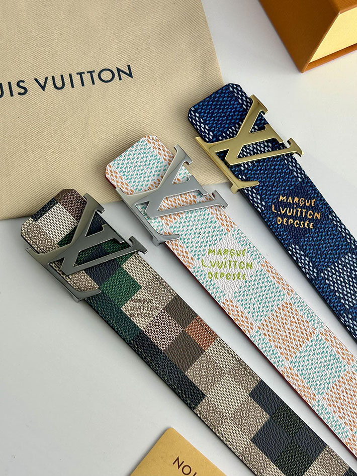 ルイヴィトン アウトレット店舗 LV ベルト・LV イニシャル ダモフラージュ 40MM リバーシブル 2702128 ルイヴィトン ベルト コピー - 画像 (7)