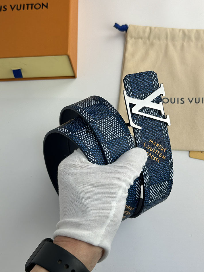 ルイヴィトン アウトレット店舗 LV ベルト・LV イニシャル ダモフラージュ 40MM リバーシブル 2702130 ヴィトン ベルト メンズ バックル - 画像 (5)