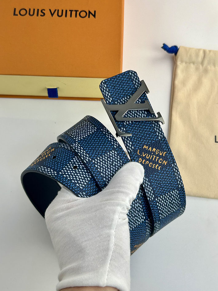 ルイヴィトン アウトレット店舗 LV ベルト・LV イニシャル ダモフラージュ 40MM リバーシブル 2702130 ヴィトン ベルト メンズ バックル - 画像 (3)