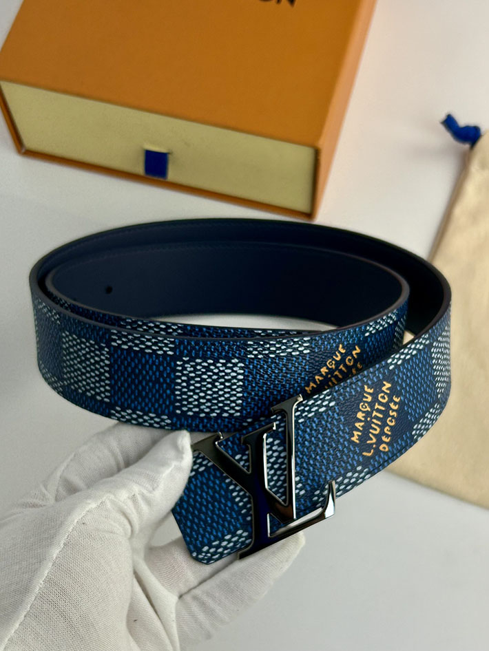 ルイヴィトン アウトレット店舗 LV ベルト・LV イニシャル ダモフラージュ 40MM リバーシブル 2702130 ヴィトン ベルト メンズ バックル - 画像 (2)