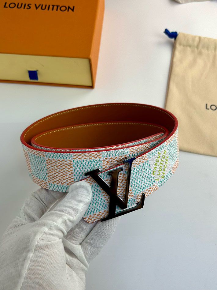 ルイヴィトン アウトレット店舗 LV ベルト・LV イニシャル ダモフラージュ 40MM リバーシブル 2702132 ルイヴィトン ベルト メンズ サイズ - 画像 (9)