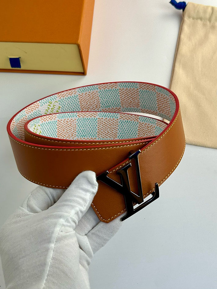 ルイヴィトン アウトレット店舗 LV ベルト・LV イニシャル ダモフラージュ 40MM リバーシブル 2702132 ルイヴィトン ベルト メンズ サイズ - 画像 (8)
