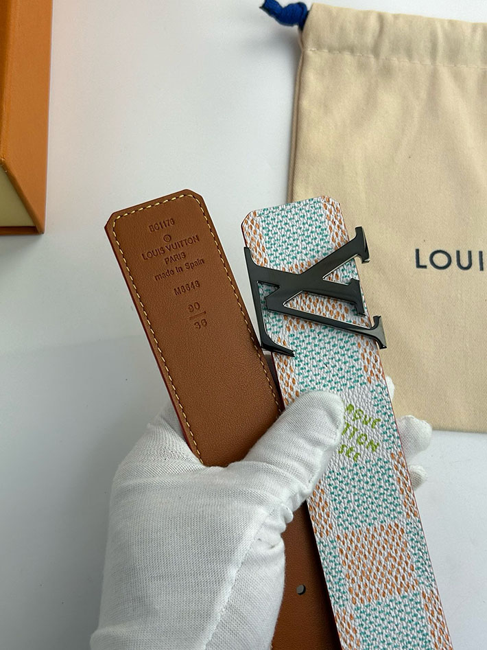 ルイヴィトン アウトレット店舗 LV ベルト・LV イニシャル ダモフラージュ 40MM リバーシブル 2702132 ルイヴィトン ベルト メンズ サイズ - 画像 (7)