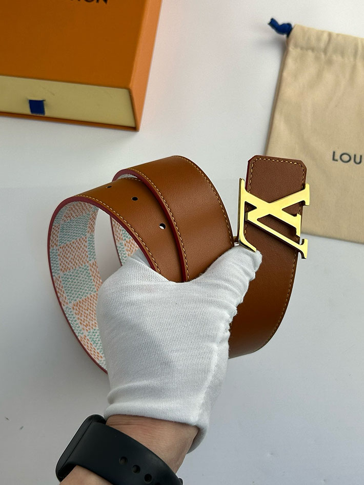 ルイヴィトン アウトレット店舗 LV ベルト・LV イニシャル ダモフラージュ 40MM リバーシブル 2702132 ルイヴィトン ベルト メンズ サイズ - 画像 (5)