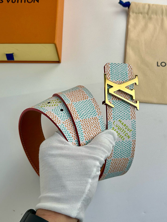 ルイヴィトン アウトレット店舗 LV ベルト・LV イニシャル ダモフラージュ 40MM リバーシブル 2702132 ルイヴィトン ベルト メンズ サイズ - 画像 (3)