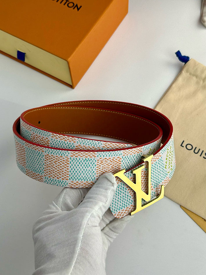 ルイヴィトン アウトレット店舗 LV ベルト・LV イニシャル ダモフラージュ 40MM リバーシブル 2702132 ルイヴィトン ベルト メンズ サイズ - 画像 (2)