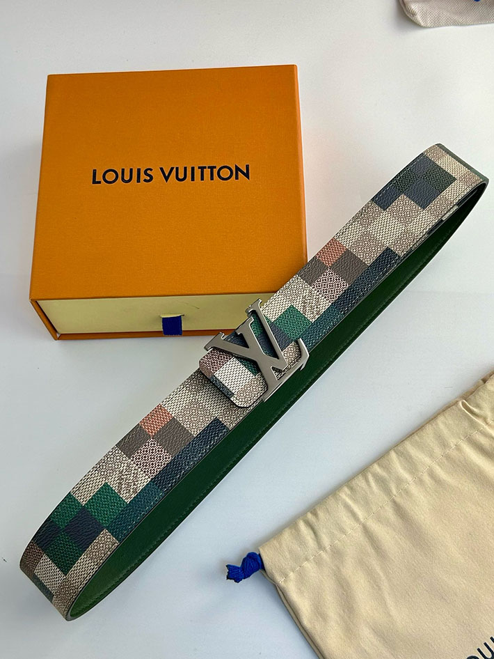 ルイヴィトン アウトレット店舗 LV ベルト・LV イニシャル ダモフラージュ 40MM リバーシブル 2702133 ルイヴィトン 新作 ベルト メンズ - 画像 (7)