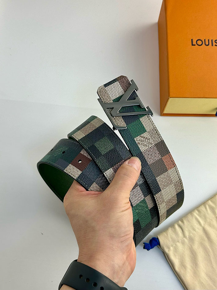 ルイヴィトン アウトレット店舗 LV ベルト・LV イニシャル ダモフラージュ 40MM リバーシブル 2702133 ルイヴィトン 新作 ベルト メンズ - 画像 (6)