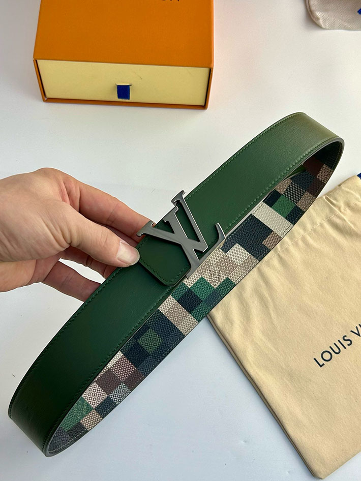 ルイヴィトン アウトレット店舗 LV ベルト・LV イニシャル ダモフラージュ 40MM リバーシブル 2702133 ルイヴィトン 新作 ベルト メンズ - 画像 (4)