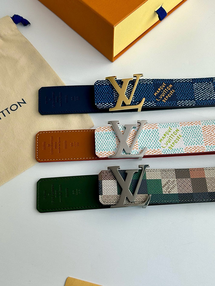 ルイヴィトン アウトレット店舗 LV ベルト・LV イニシャル ダモフラージュ 40MM リバーシブル 2702133 ルイヴィトン 新作 ベルト メンズ - 画像 (2)