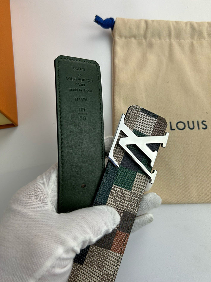 ルイヴィトン アウトレット店舗 LV ベルト・LV イニシャル ダモフラージュ 40MM リバーシブル 2702134 ルイヴィトン ベルト アウトレット - 画像 (7)