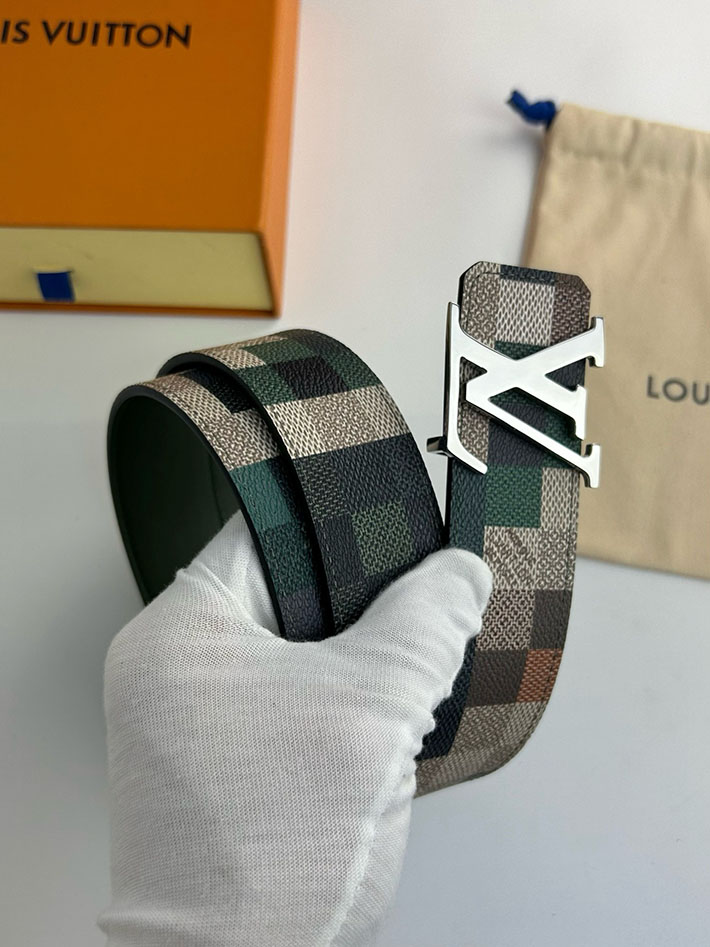 ルイヴィトン アウトレット店舗 LV ベルト・LV イニシャル ダモフラージュ 40MM リバーシブル 2702134 ルイヴィトン ベルト アウトレット - 画像 (6)