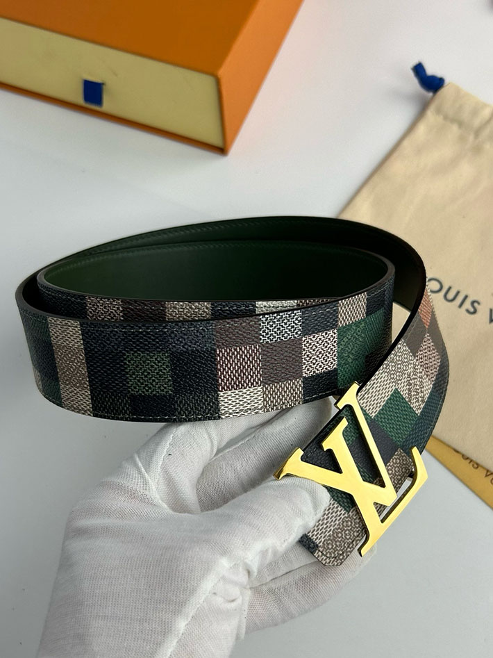 ルイヴィトン アウトレット店舗 LV ベルト・LV イニシャル ダモフラージュ 40MM リバーシブル 2702134 ルイヴィトン ベルト アウトレット - 画像 (2)