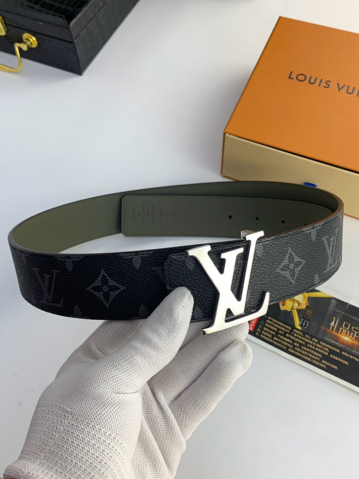 ルイヴィトン アウトレット店舗 LV モノグラムエクリプス サンチュールLVイニシャル 40MM メンズ 2702136 ルイヴィトン ベルト モノグラム - 画像 (4)
