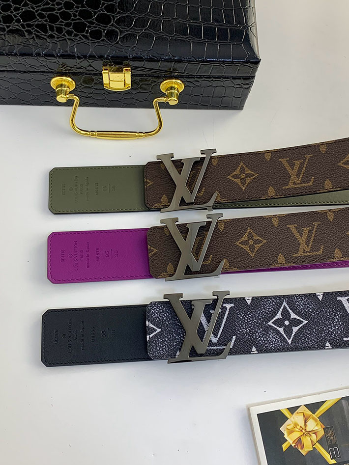 ルイヴィトン アウトレット店舗 LV モノグラムエクリプス サンチュールLVイニシャル 40MM メンズ 2702137 ヴィトン ベルト 安い - 画像 (2)