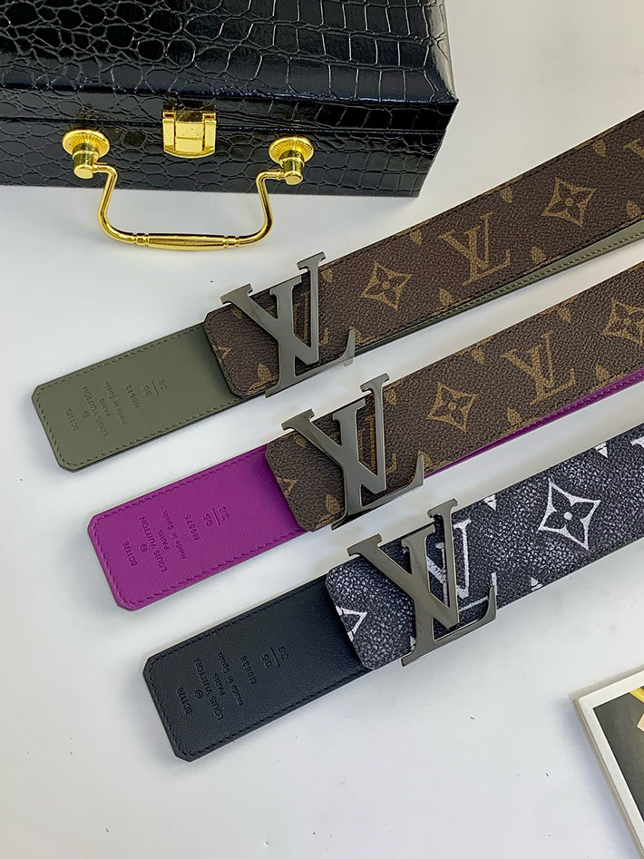 ルイヴィトン アウトレット店舗 LV モノグラムエクリプス サンチュールLVイニシャル 40MM メンズ 2702140 ルイヴィトン ベルト 革交換 - 画像 (2)