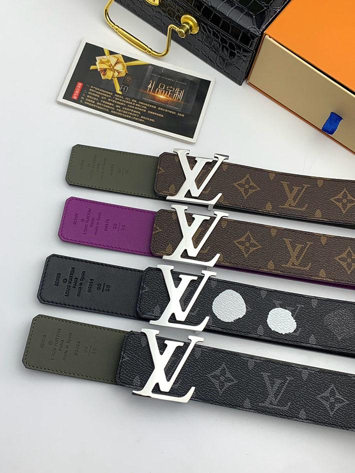 ルイヴィトン アウトレット店舗 LV モノグラムエクリプス サンチュールLVイニシャル 40MM メンズ 2702142 ルイヴィトン ベルト 公式 - 画像 (2)