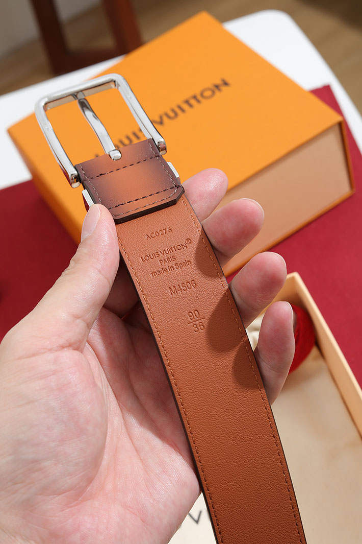 ルイヴィトン アウトレット店舗 LV ベルト メンズ 本革 ビジネス ロング 大きいサイズ 軽量 2702144 ヴィトン ベルト メンズ - 画像 (7)