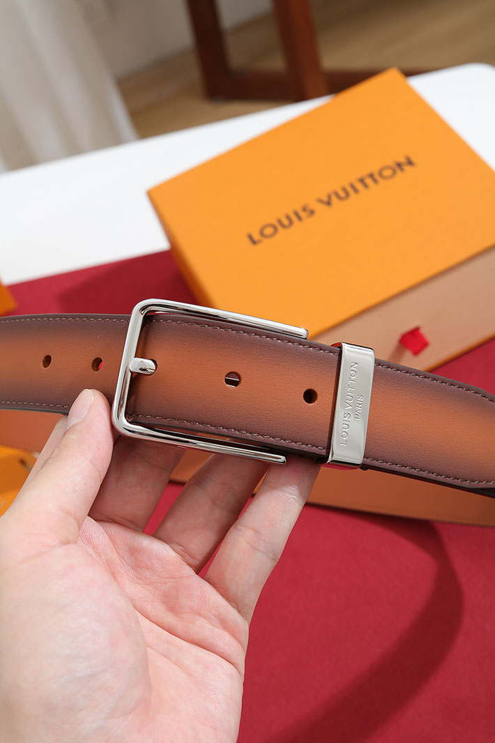ルイヴィトン アウトレット店舗 LV ベルト メンズ 本革 ビジネス ロング 大きいサイズ 軽量 2702144 ヴィトン ベルト メンズ - 画像 (6)