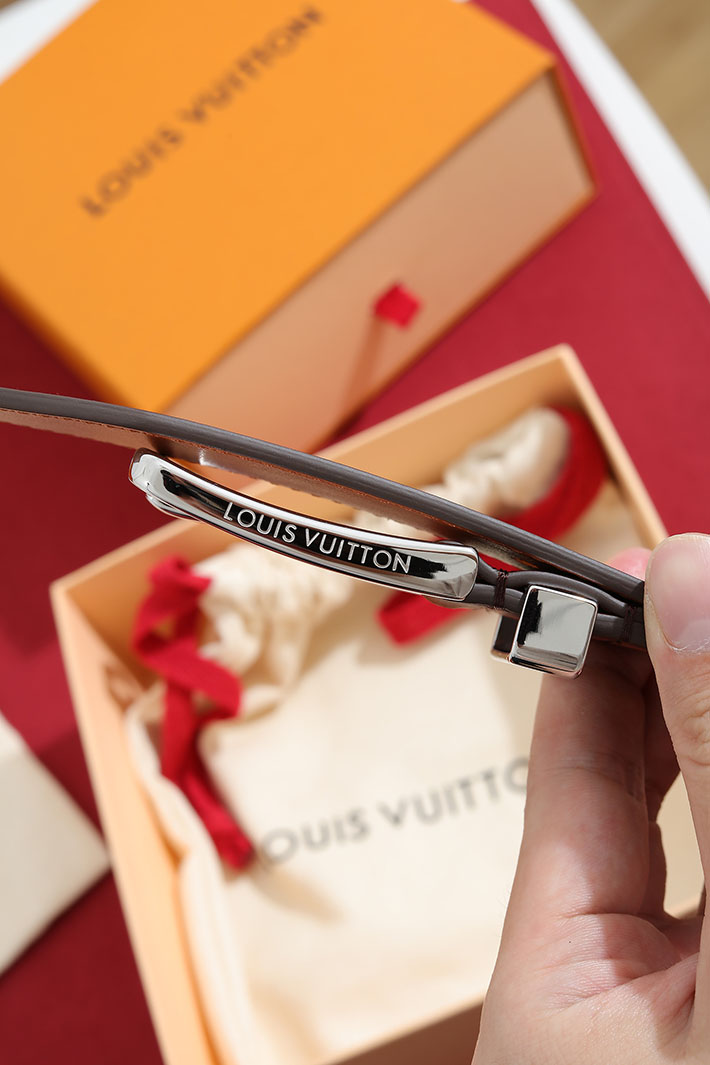 ルイヴィトン アウトレット店舗 LV ベルト メンズ 本革 ビジネス ロング 大きいサイズ 軽量 2702144 ヴィトン ベルト メンズ - 画像 (5)