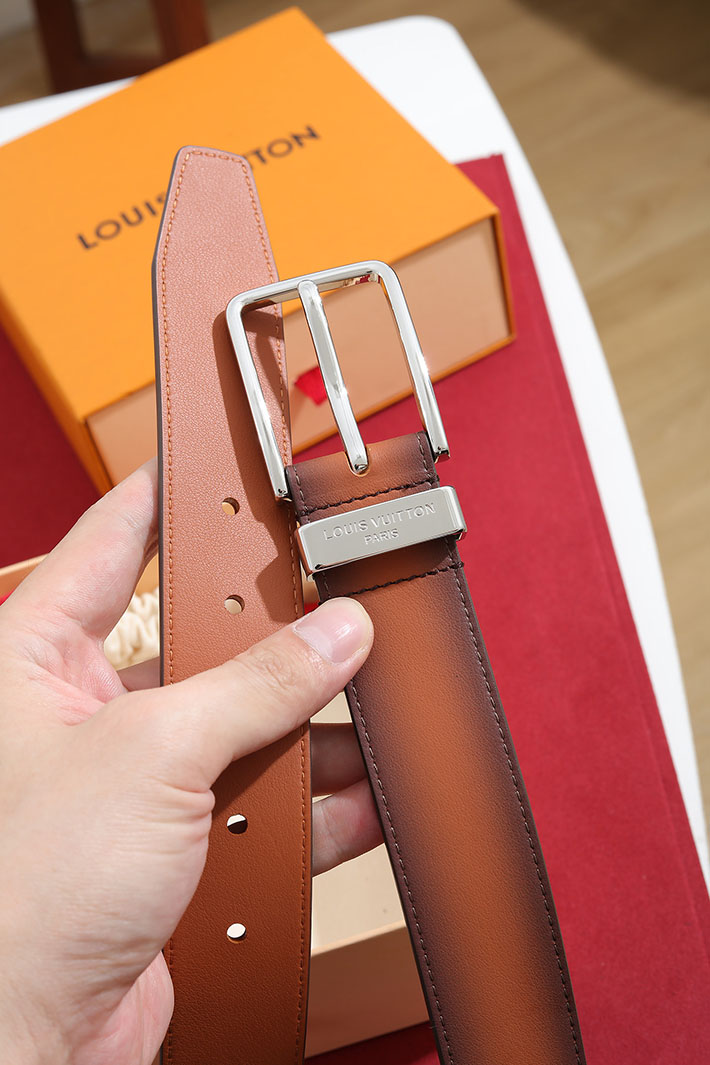 ルイヴィトン アウトレット店舗 LV ベルト メンズ 本革 ビジネス ロング 大きいサイズ 軽量 2702144 ヴィトン ベルト メンズ - 画像 (4)