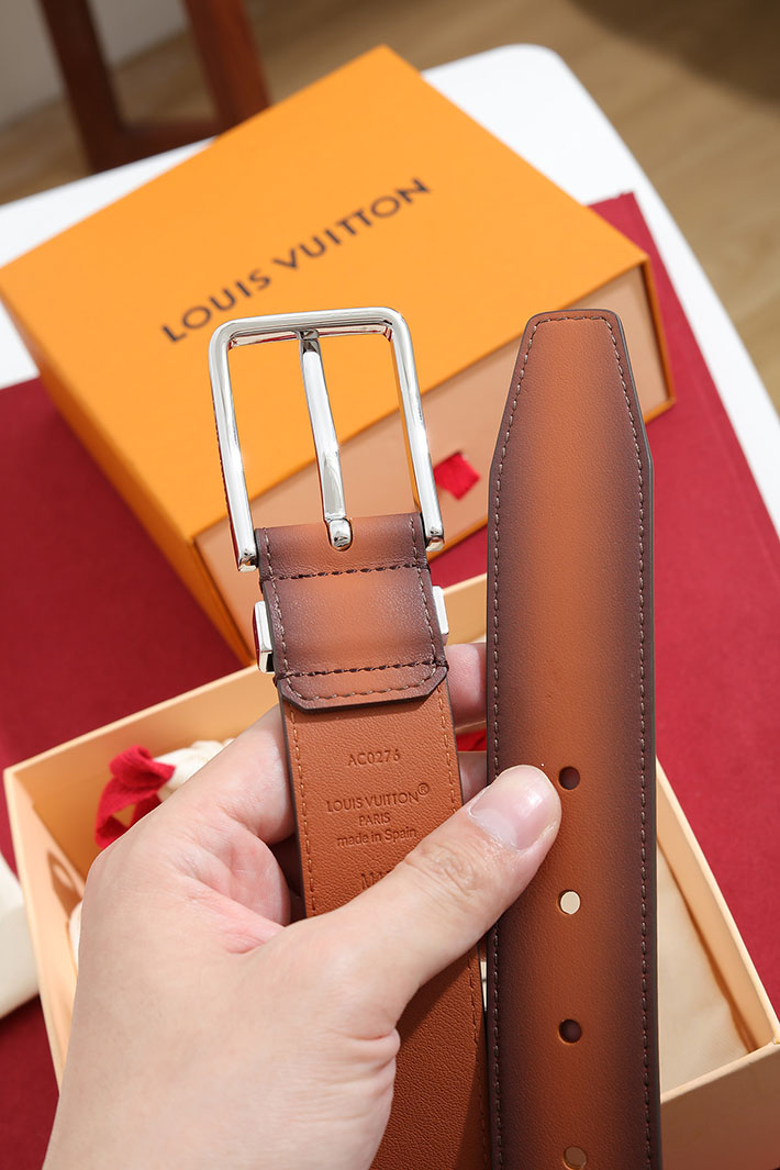 ルイヴィトン アウトレット店舗 LV ベルト メンズ 本革 ビジネス ロング 大きいサイズ 軽量 2702144 ヴィトン ベルト メンズ - 画像 (3)