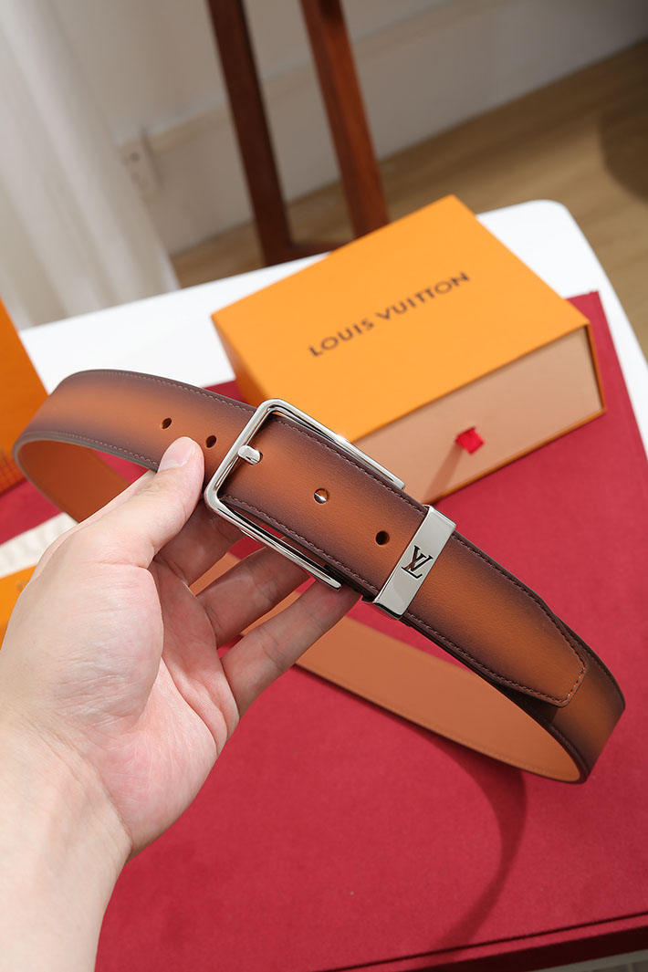 ルイヴィトン アウトレット店舗 LV ベルト メンズ 本革 ビジネス ロング 大きいサイズ 軽量 2702145 ルイヴィトン ベルト かっこいい - 画像 (5)
