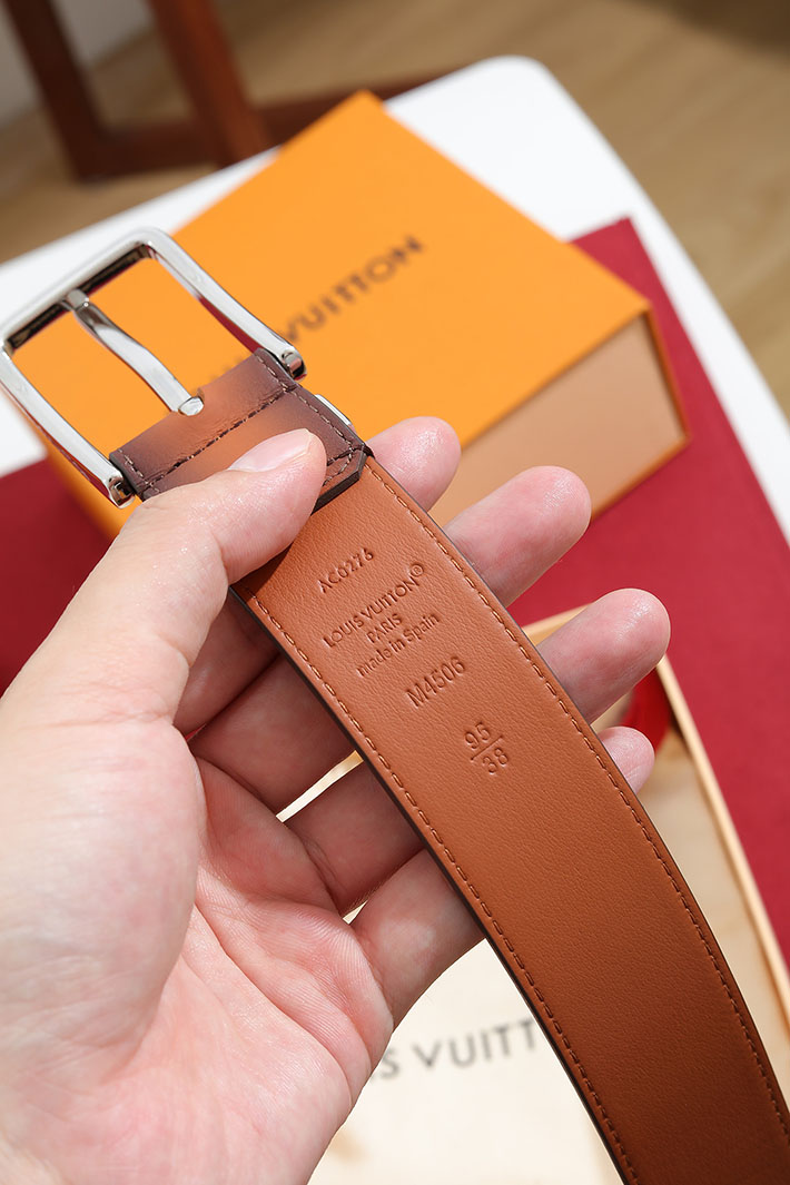 ルイヴィトン アウトレット店舗 LV ベルト メンズ 本革 ビジネス ロング 大きいサイズ 軽量 2702145 ルイヴィトン ベルト かっこいい - 画像 (3)
