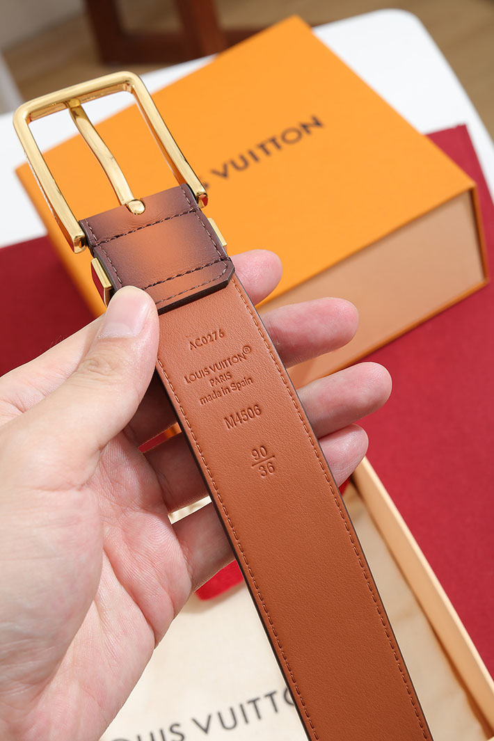 ルイヴィトン アウトレット店舗 LV ベルト メンズ 本革 ビジネス ロング 大きいサイズ 軽量 2702146 ルイヴィトン ベルト 値段 - 画像 (7)