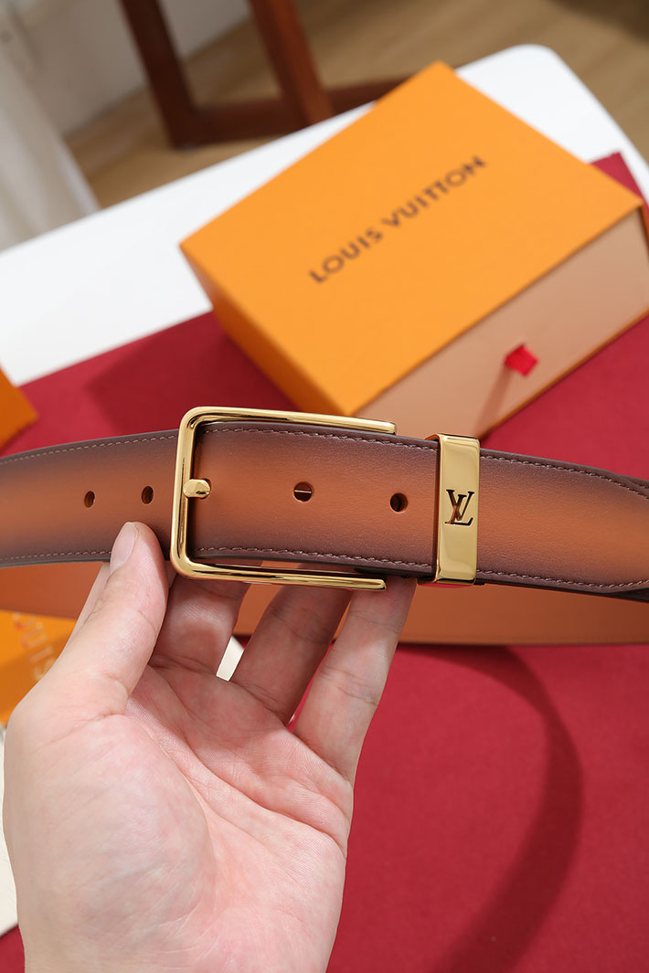 ルイヴィトン アウトレット店舗 LV ベルト メンズ 本革 ビジネス ロング 大きいサイズ 軽量 2702147 ルイヴィトン ベルト アウトレット - 画像 (6)