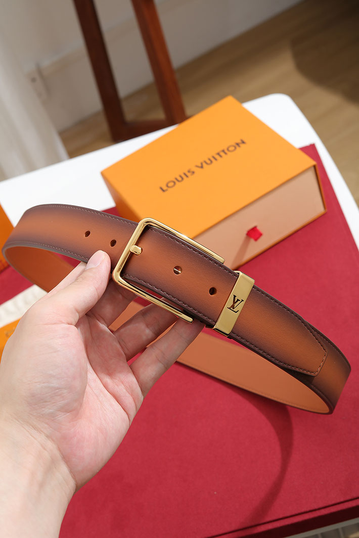 ルイヴィトン アウトレット店舗 LV ベルト メンズ 本革 ビジネス ロング 大きいサイズ 軽量 2702147 ルイヴィトン ベルト アウトレット - 画像 (5)