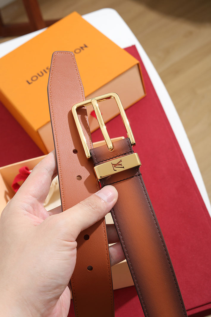ルイヴィトン アウトレット店舗 LV ベルト メンズ 本革 ビジネス ロング 大きいサイズ 軽量 2702147 ルイヴィトン ベルト アウトレット - 画像 (4)
