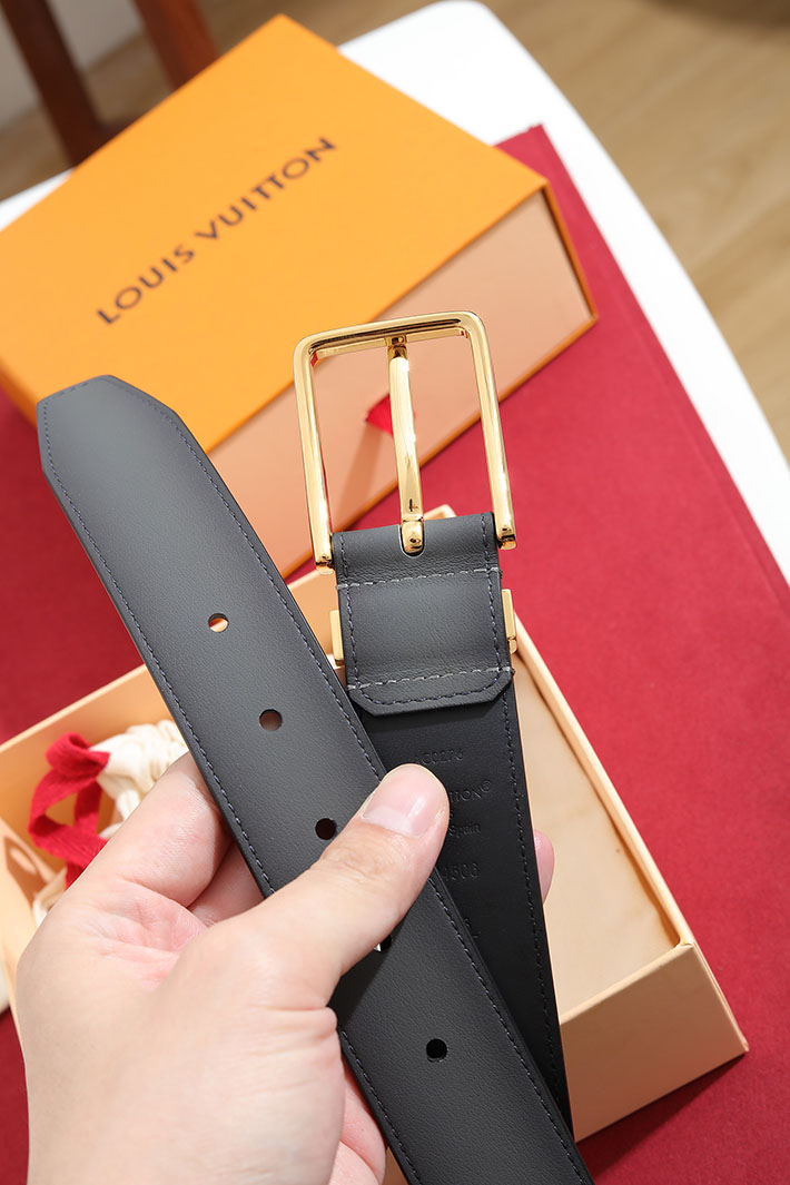 ルイヴィトン アウトレット店舗 LV サンチュール・ポンヌフ メンズ ベルト グレーレザーベルト 2702148 ヴィトン ベルト メンズ 人気 - 画像 (5)