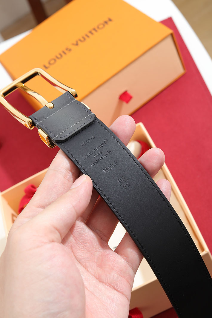 ルイヴィトン アウトレット店舗 LV サンチュール・ポンヌフ メンズ ベルト グレーレザーベルト 2702148 ヴィトン ベルト メンズ 人気 - 画像 (4)