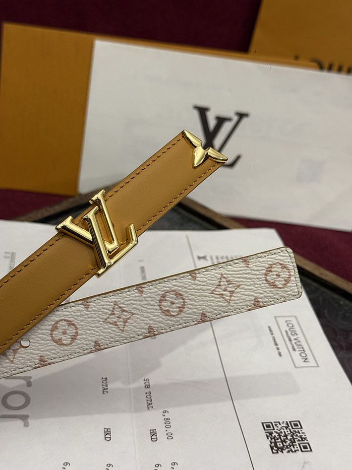 ルイヴィトン アウトレット店舗 LV ベルト・プリティー LV 20MM リバーシブル デュンヌベージュ M4870V ヴィトン ベルト レディース - 画像 (6)