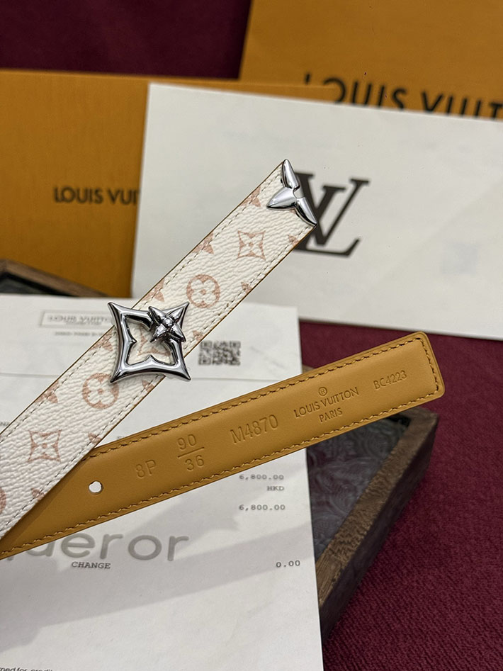 ルイヴィトン アウトレット店舗 LV レディース ベルト・プリティー LV 20MM リバーシブル 2702155 ヴィトン ベルト 新作 - 画像 (4)