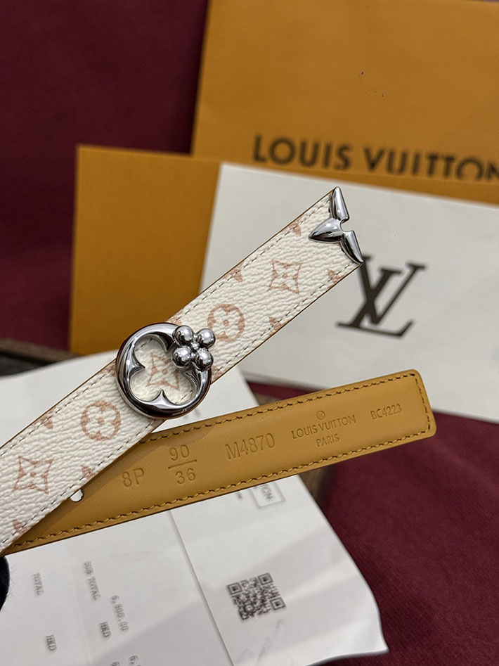 ルイヴィトン アウトレット店舗 LV ベルト トリオ 20MM リバーシブル モノグラム・デュンヌ 2702157 ヴィトン ベルト 安い - 画像 (4)